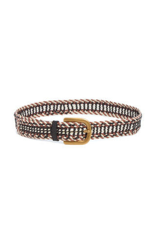 Multi-Color Braided Leather Belt - Flat Lay View | Gabriela Hearst
