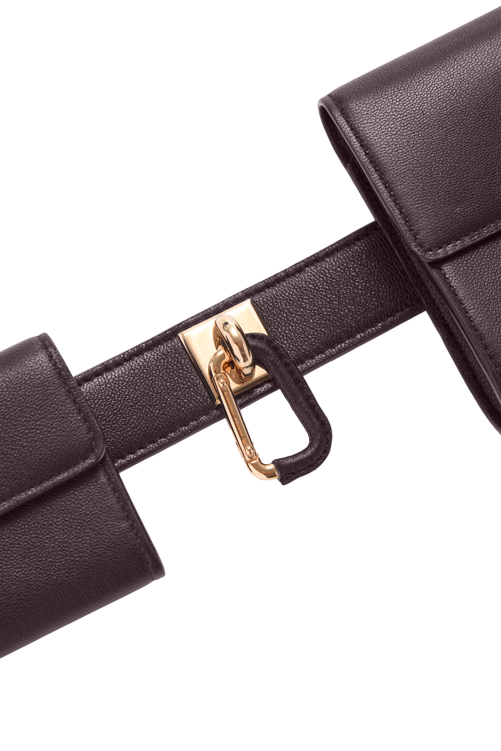 Tool Belt in Bordeaux Nappa Leather