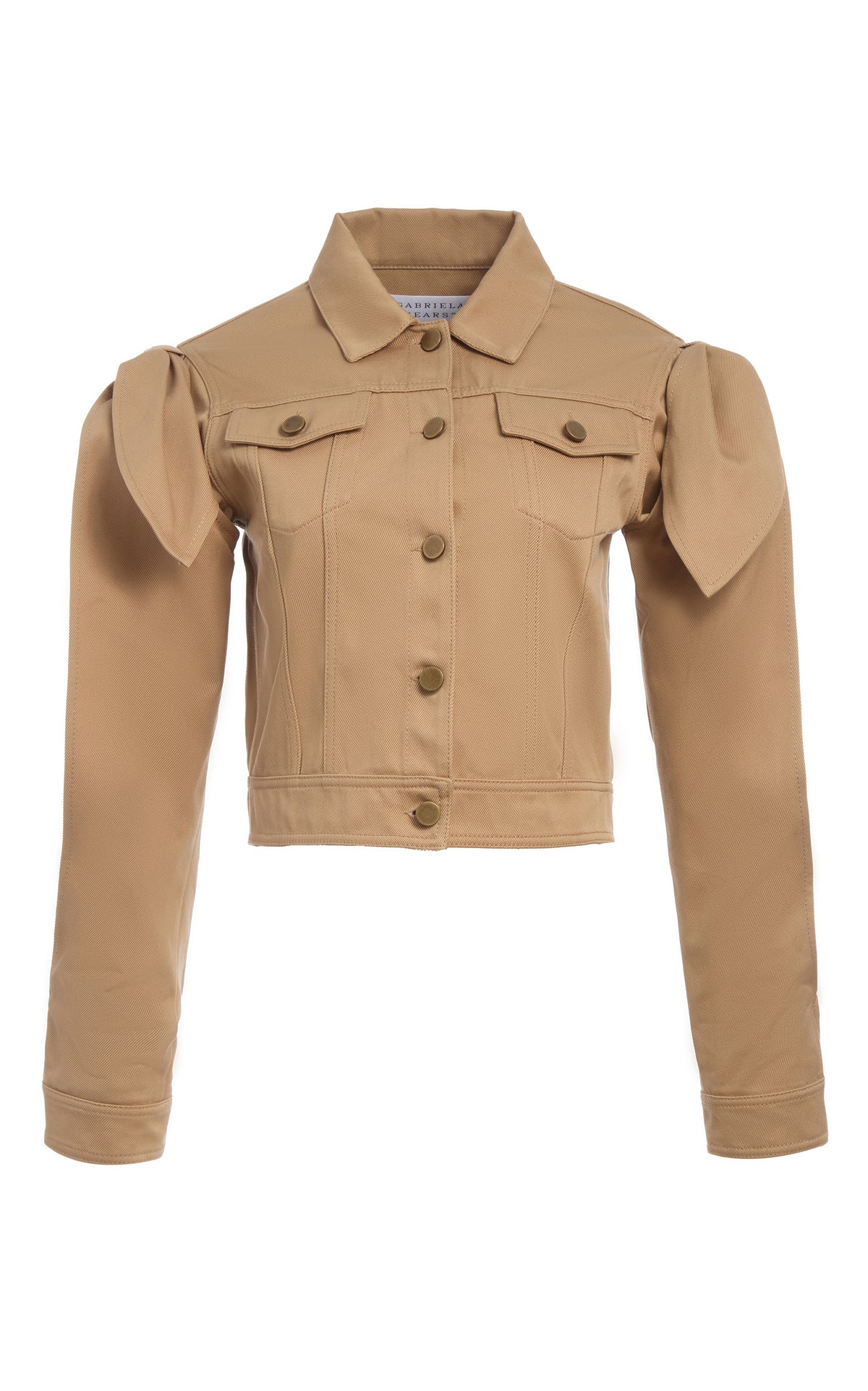 Briella Jacket in Camel Sea Island Cotton Twill