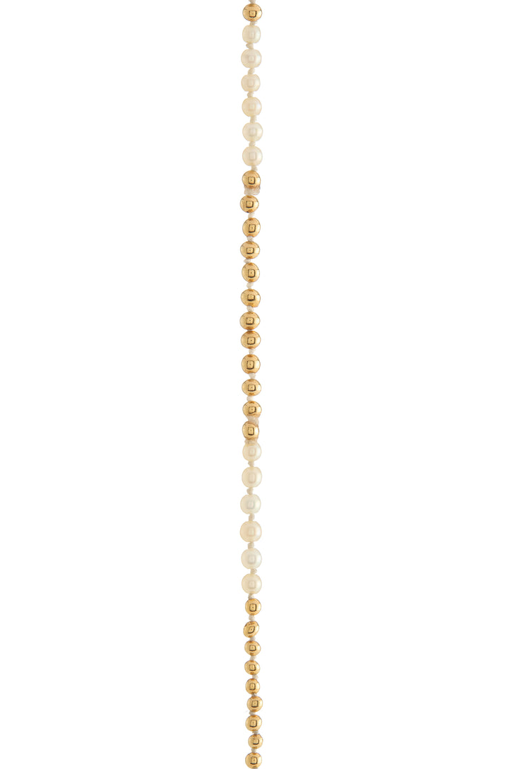 Mia Necklace in 18K Yellow Gold & Natural Saltwater Pearls