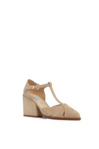 Hawes Sandal in Camel Suede