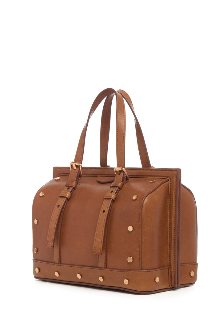 Dottor G Bag in Cognac Leather
