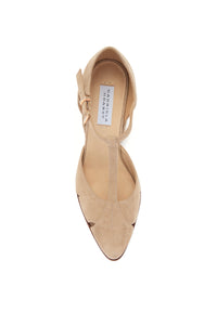 Hawes Sandal in Camel Suede