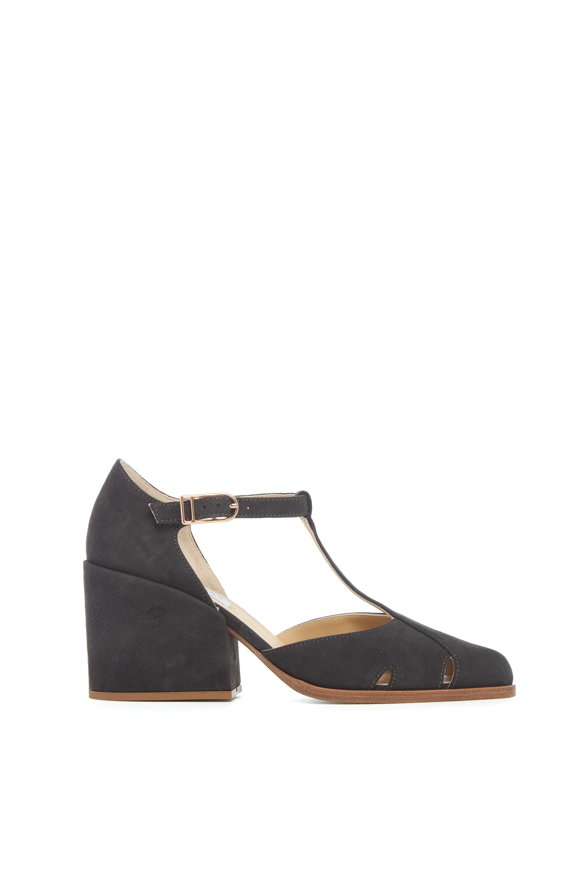 Hawes Sandal in Charcoal Suede