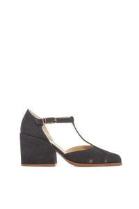 Hawes Sandal in Charcoal Suede