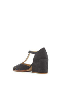 Hawes Sandal in Charcoal Suede