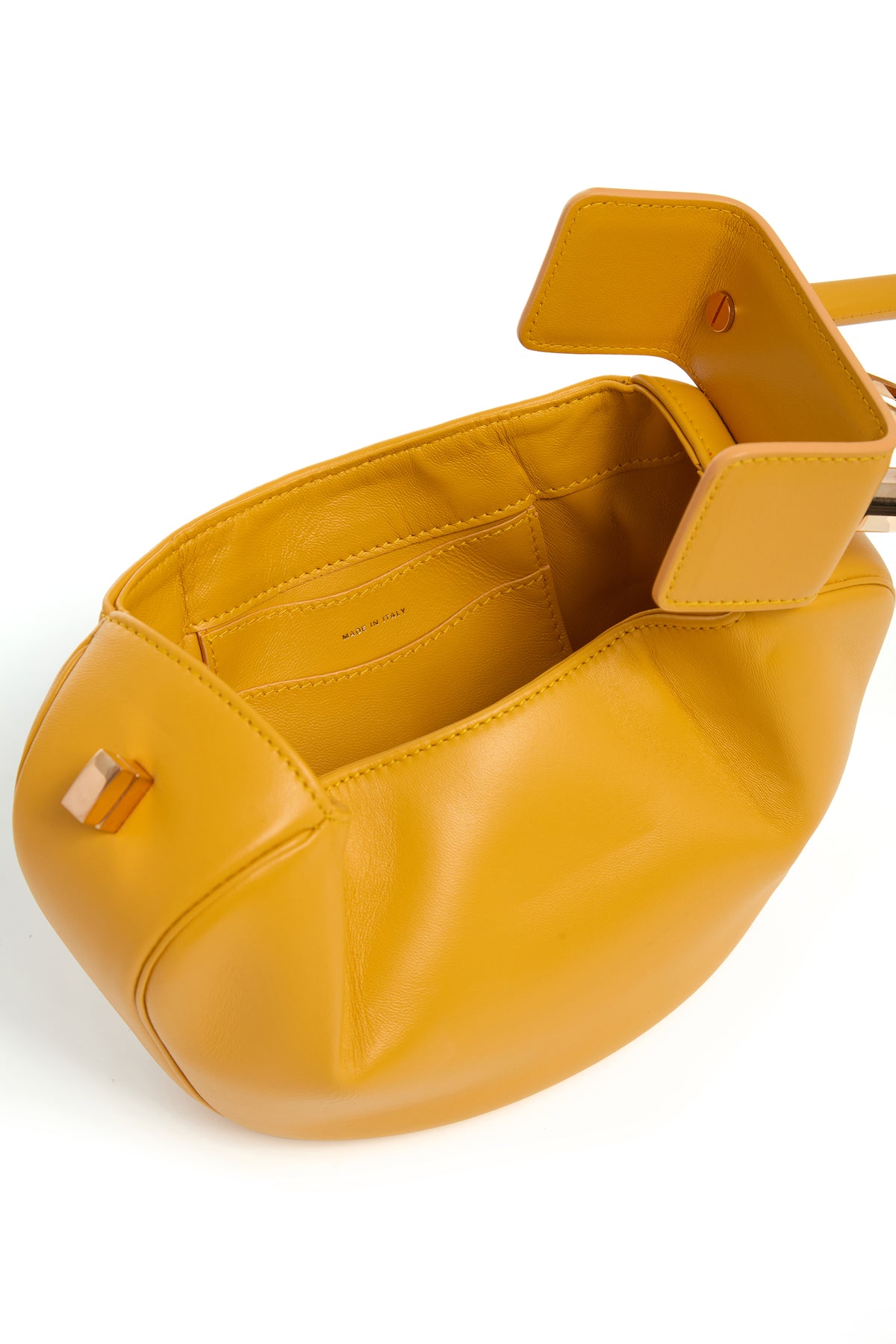 Demi Bag in Golden Birch Nappa Leather