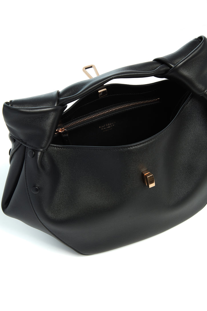 Mini Antonia Bag in Black Nappa Leather