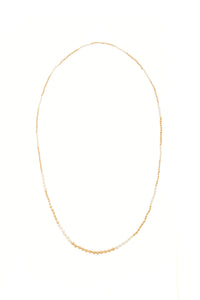 Olivia Necklace in 18K Yellow Gold & Natural Saltwater Pearls