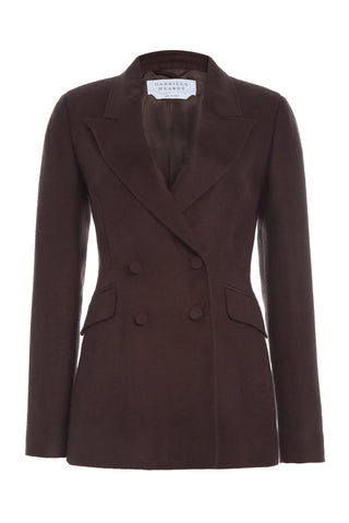 Stephanie Blazer in Chocolate Winter Silk