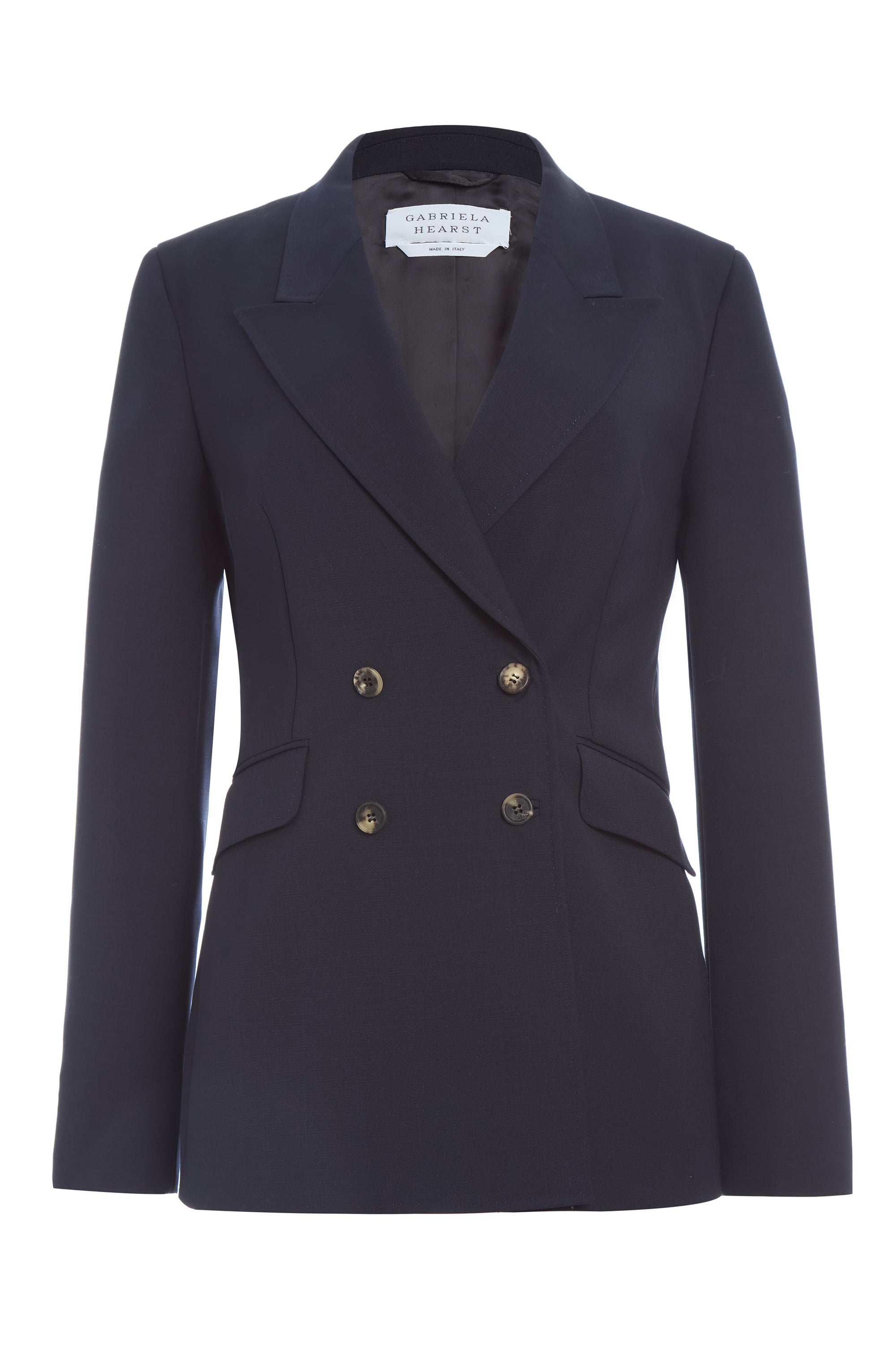 Angela Blazer in Dark Navy Sportswear Wool – Gabriela Hearst