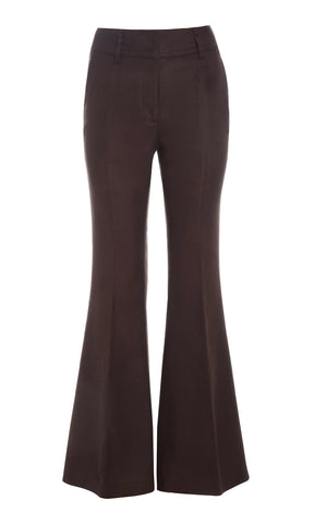 Rhein Pant in Chocolate Winter Silk