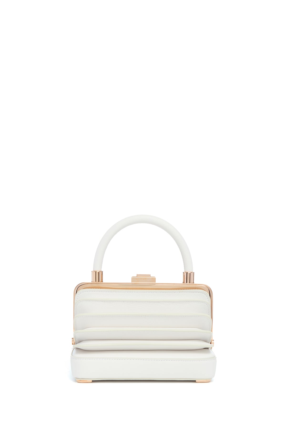 Small Diana Bag in Ivory Nappa Leather