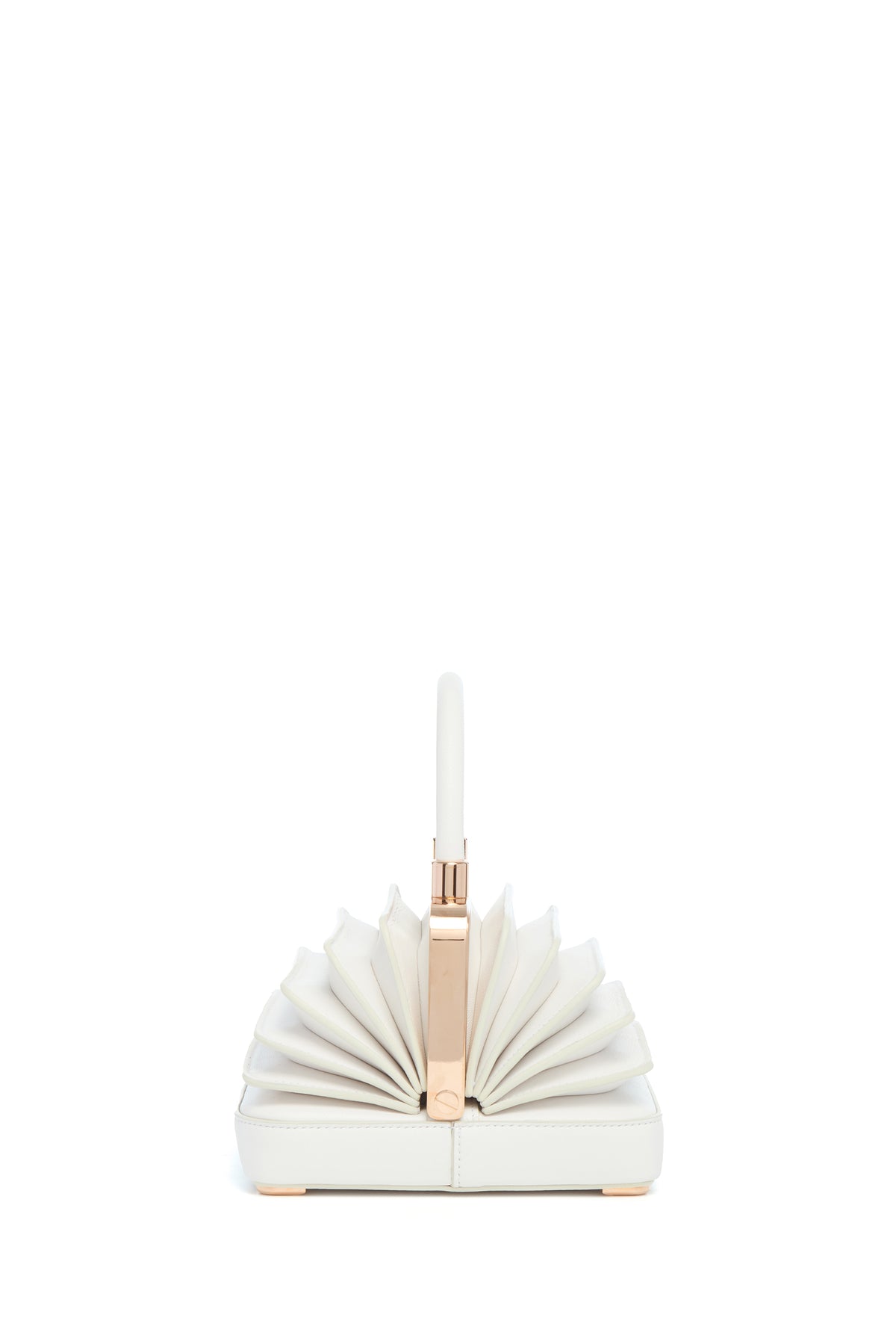 Small Diana Bag in Ivory Nappa Leather