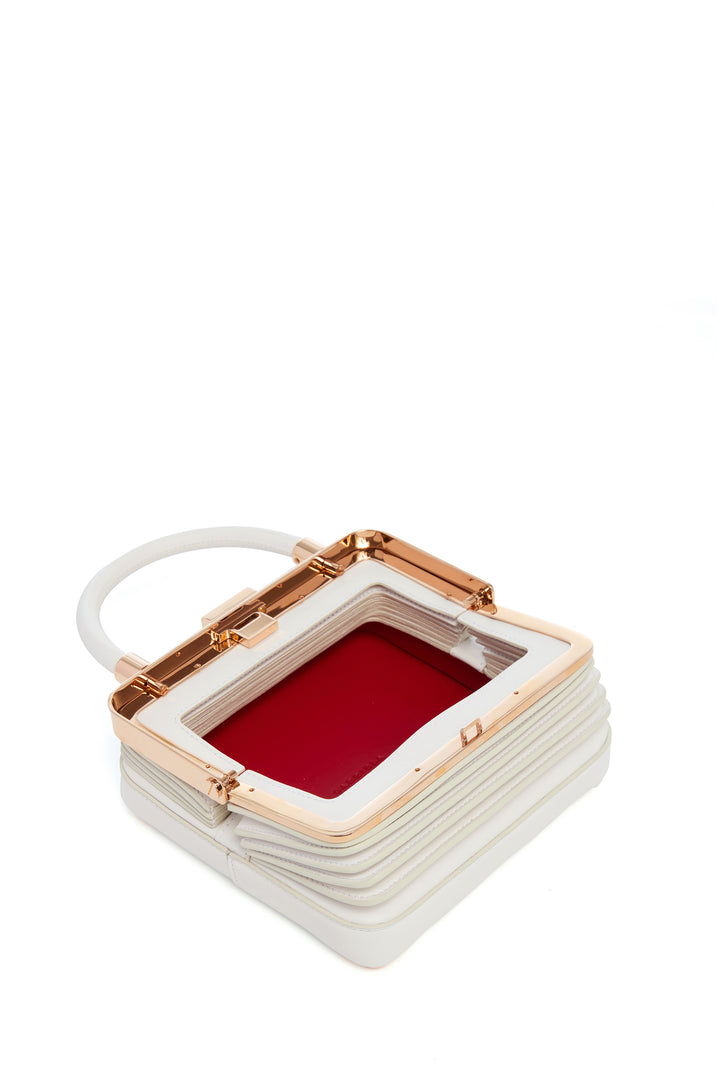 Diana Bag in Ivory Snakeskin