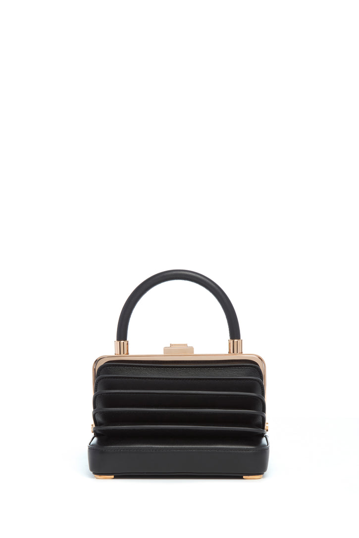 Small Diana Bag in Black Nappa Leather