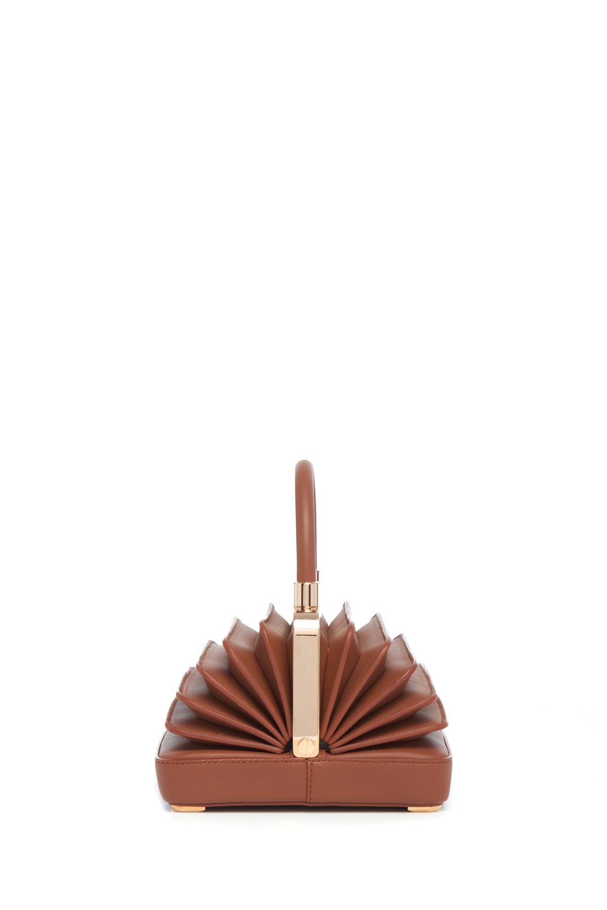 Small Diana Bag in Cognac Nappa Leather