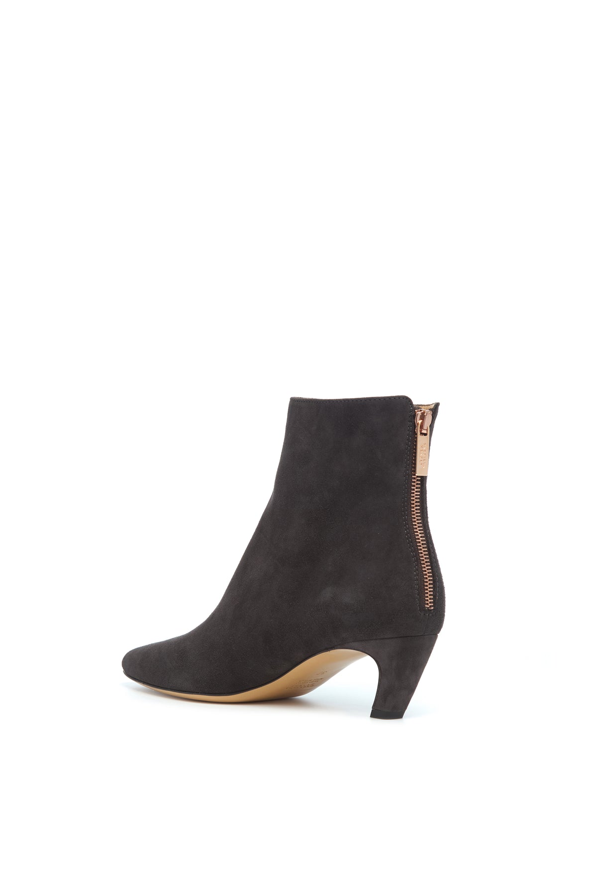 Clayton Ankle Boot in Dark Grey Suede