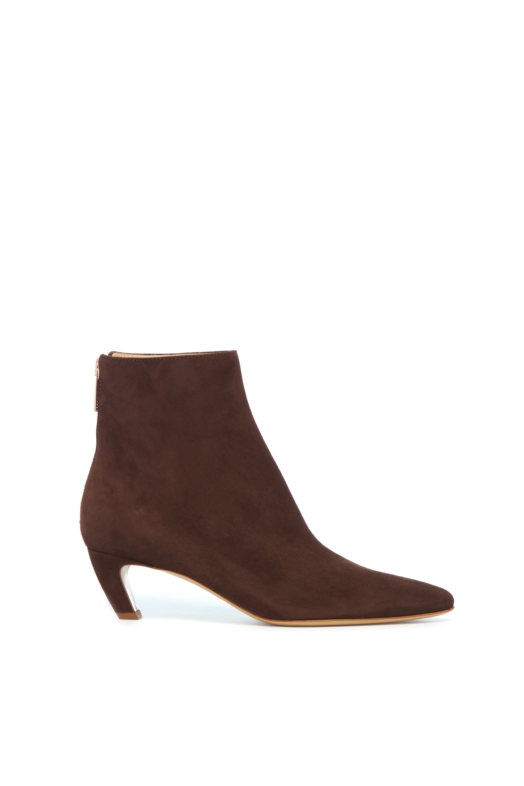【Gabriela Hearst】 Emanuelスエードブーツ Clayton Ankle Boot in Chocolate Suede – Gabriela Hearst