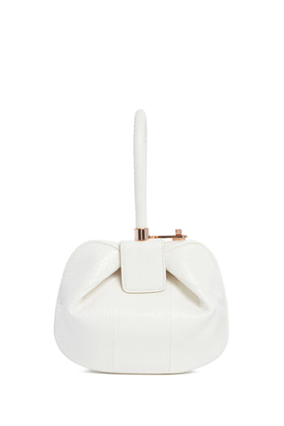 Ivory Snakeskin Nina Bag - Back View | Gabriela Hearst
