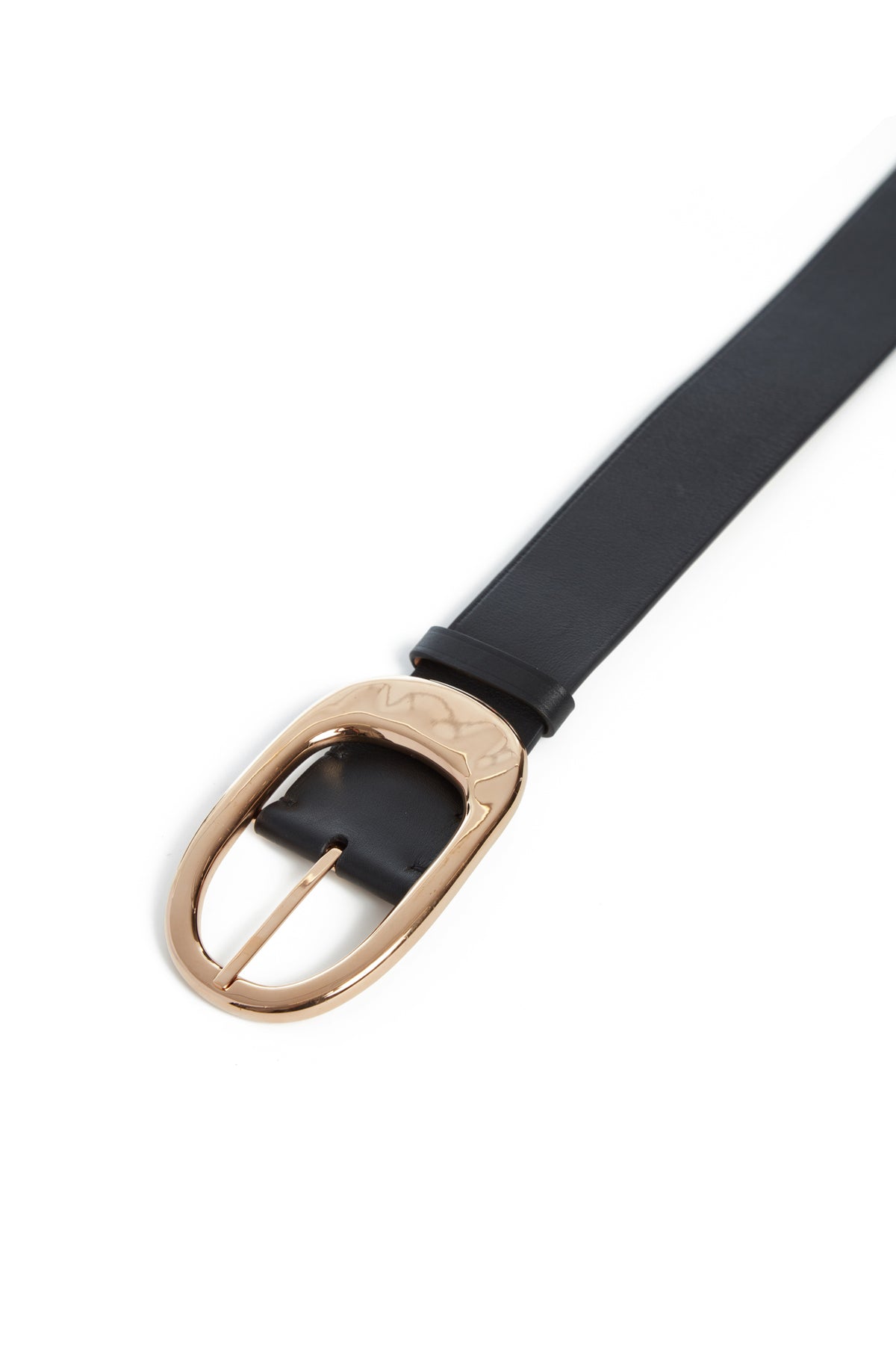 Lozewce Belt in Black Leather
