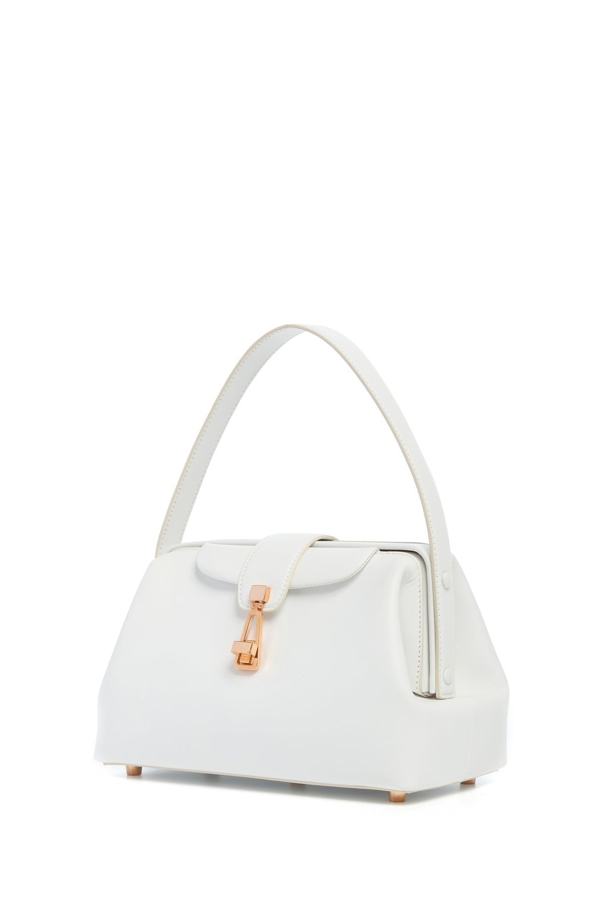 Golda Bag in Ivory Leather