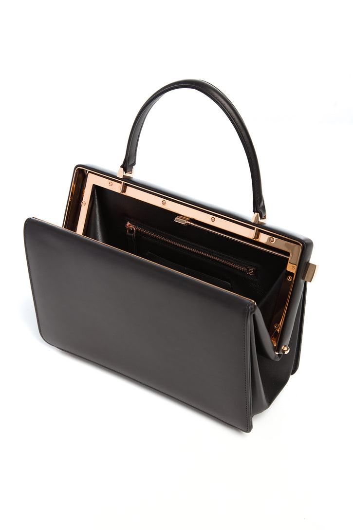 Carrington Bag in Black Leather