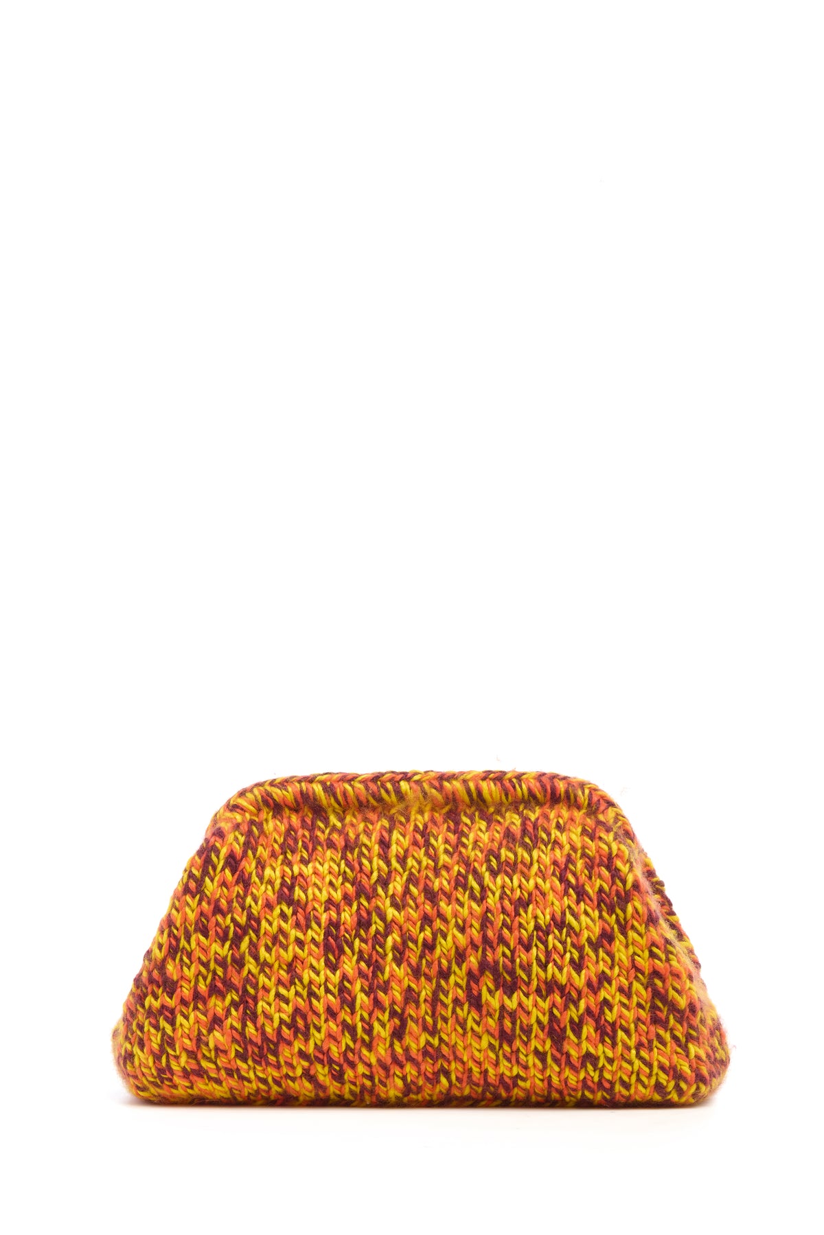 Mrina Knit Bag in Cadmium Yellow, Spice & Bordeaux Cashmere