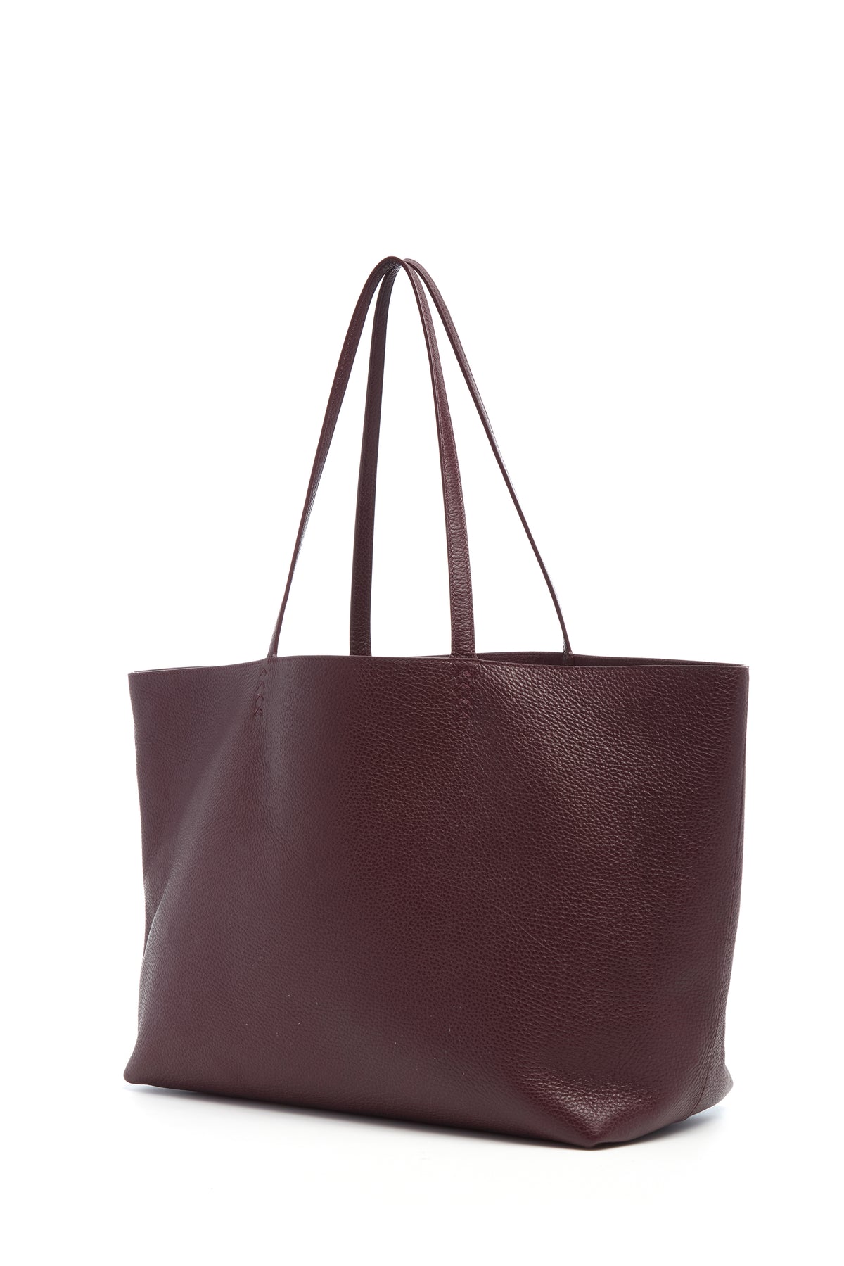 Avebury Tote Bag in Bordeaux Textured Leather