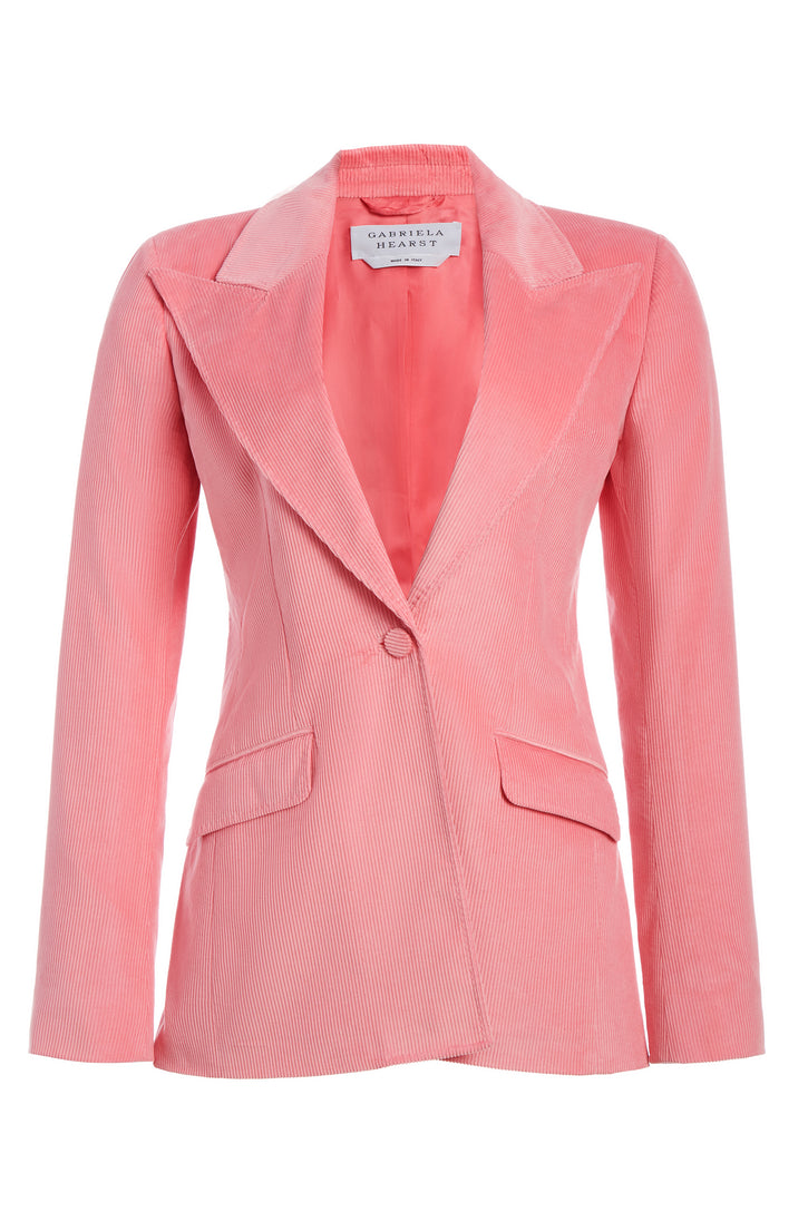 Leiva Blazer in Rosa Sea Island Cotton Corduroy