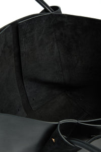 Marija Tote Bag in Black Nappa Leather