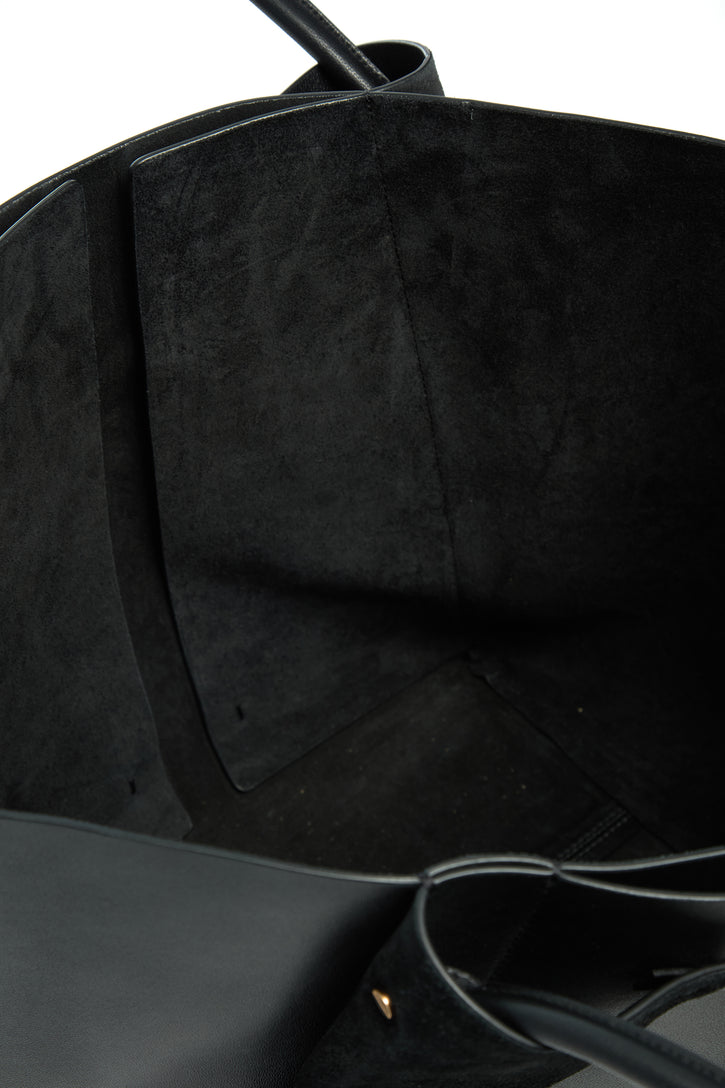 Marija Tote Bag in Black Nappa Leather