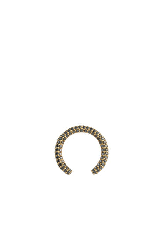 Tarot Pave Ring in 18K Yellow Gold & Black Diamonds