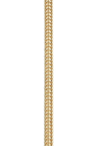 18K Yellow Gold Braided Bracelet - Chain Detail | Gabriela Hearst