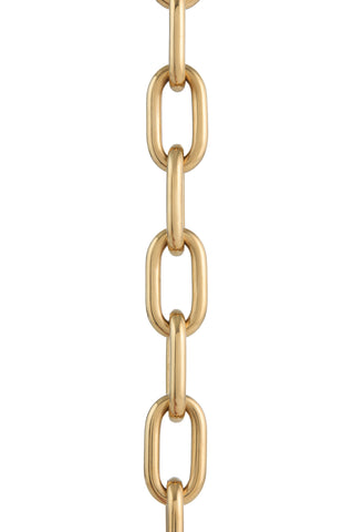 Yellow Gold 18K Link Bracelet - Chain Detail Close-Up | Gabriela Hearst