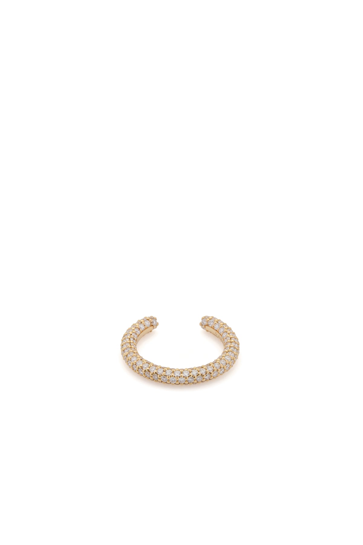Tatot Pave Ring in 18K Yellow Gold & White Diamonds