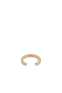 Tatot Pave Ring in 18K Yellow Gold & White Diamonds