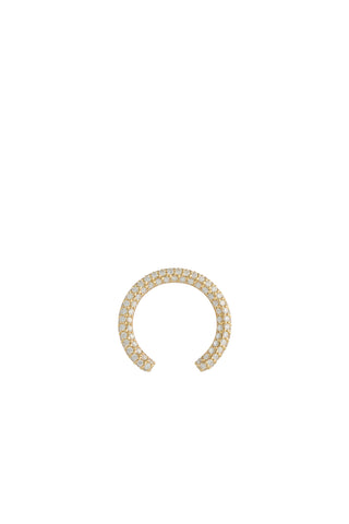 Tarot Pave Ring in 18K Yellow Gold & White Diamonds