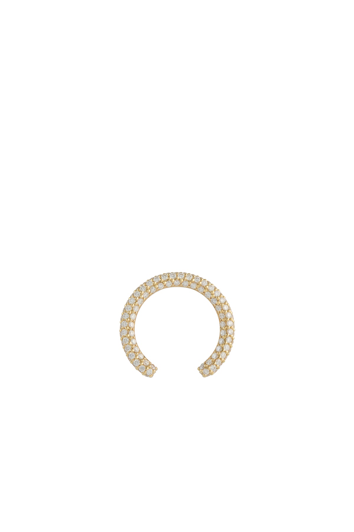 Tatot Pave Ring in 18K Yellow Gold & White Diamonds
