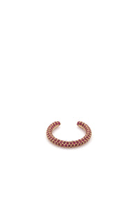 Tatot Pave Ring in 18K Yellow Gold & Ruby