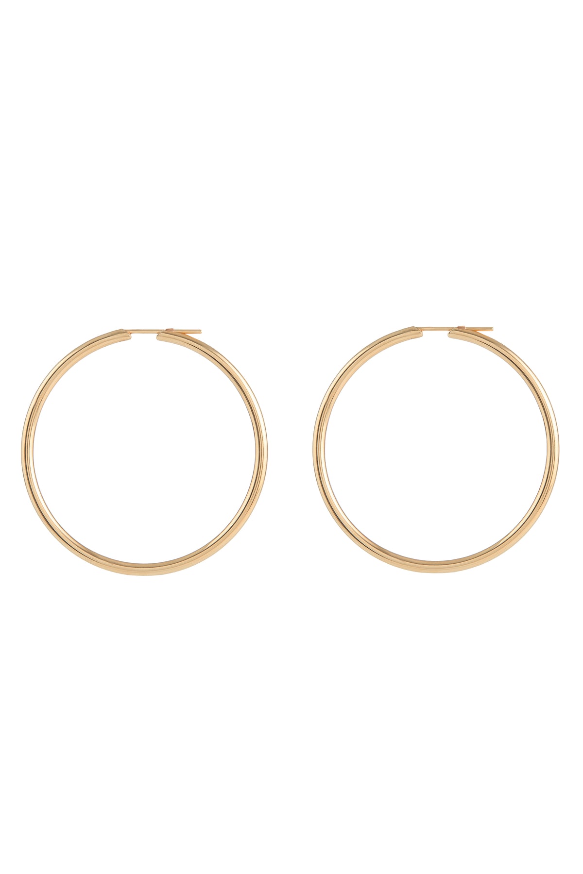 Large Loop Earrings in 18K Yellow Gold
