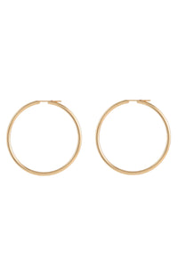 Large Loop Earrings in 18K Yellow Gold
