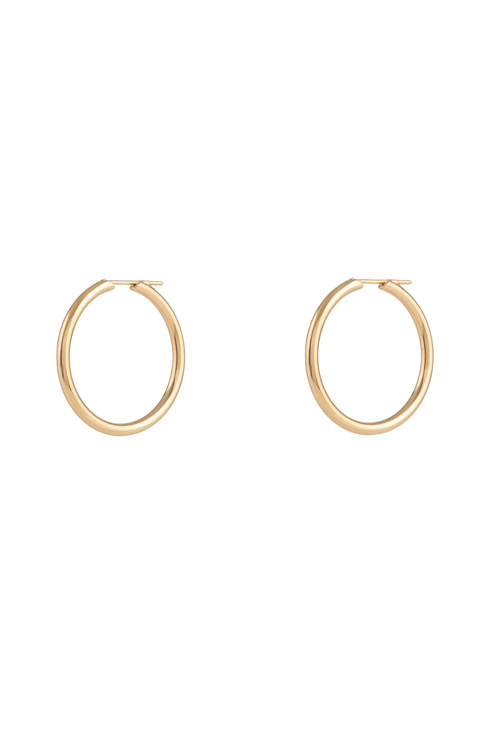 Small Loop Earrings in 18K Yellow Gold