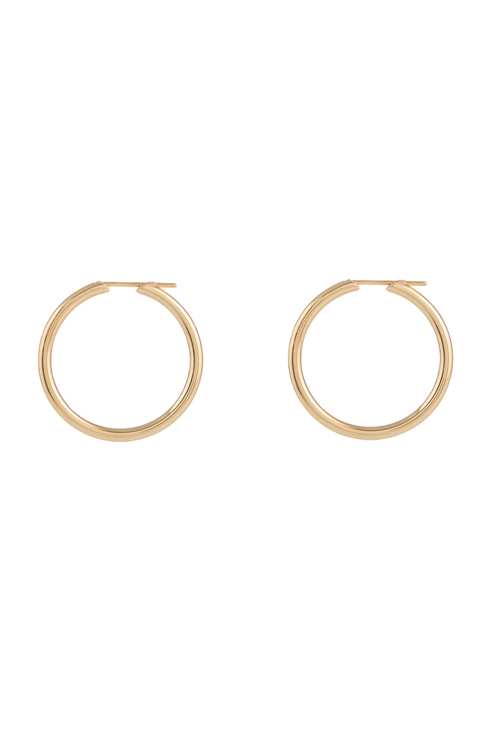 Small Loop Earrings in 18K Yellow Gold