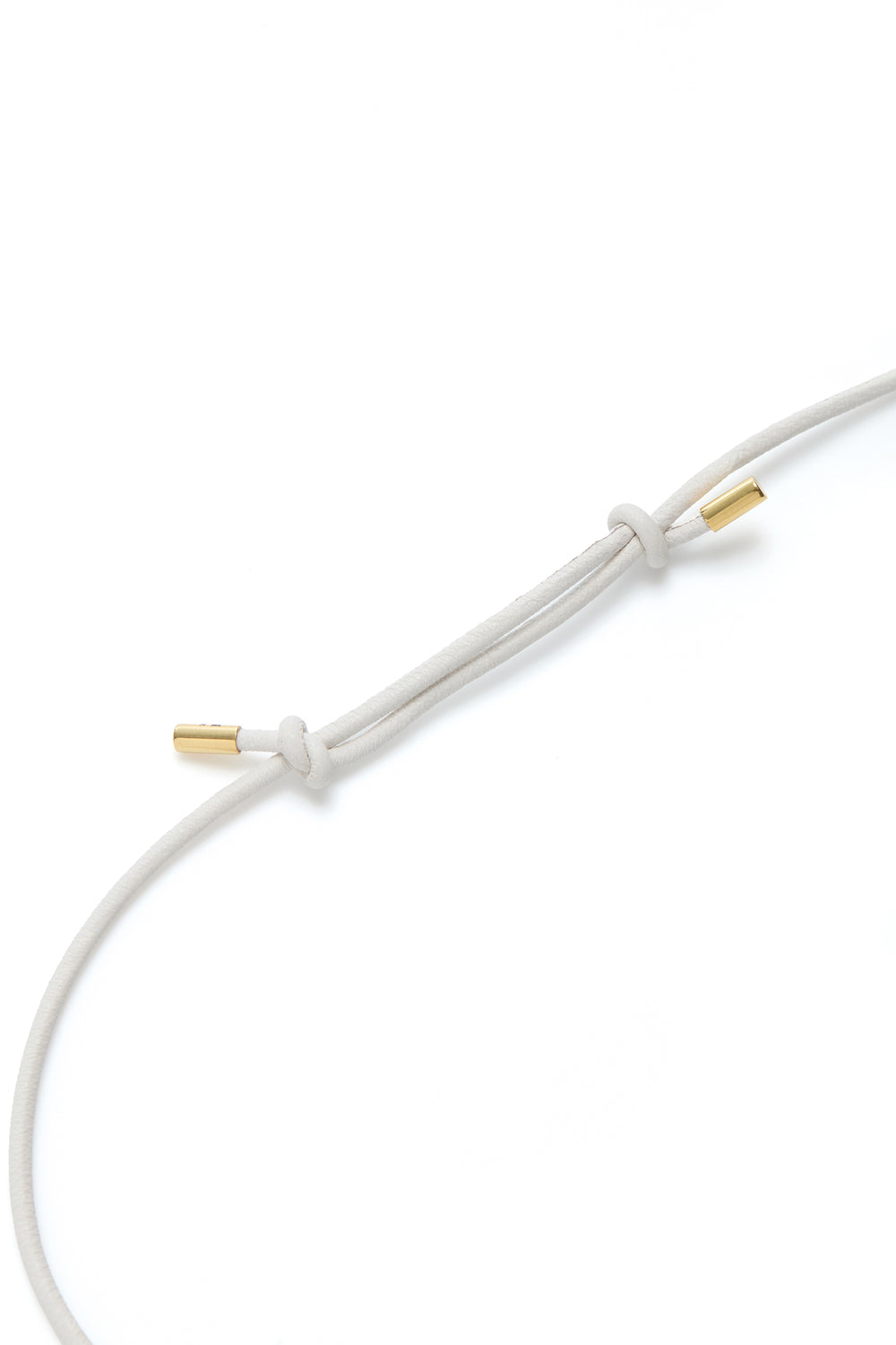 Wheel of Fortune Pendant in 18K Yellow Gold (White Leather Cord)