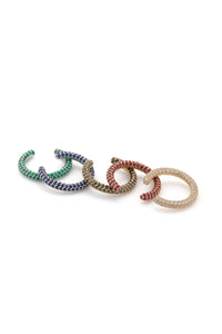 Tatot Pave Ring in 18K Yellow Gold & Black Diamonds