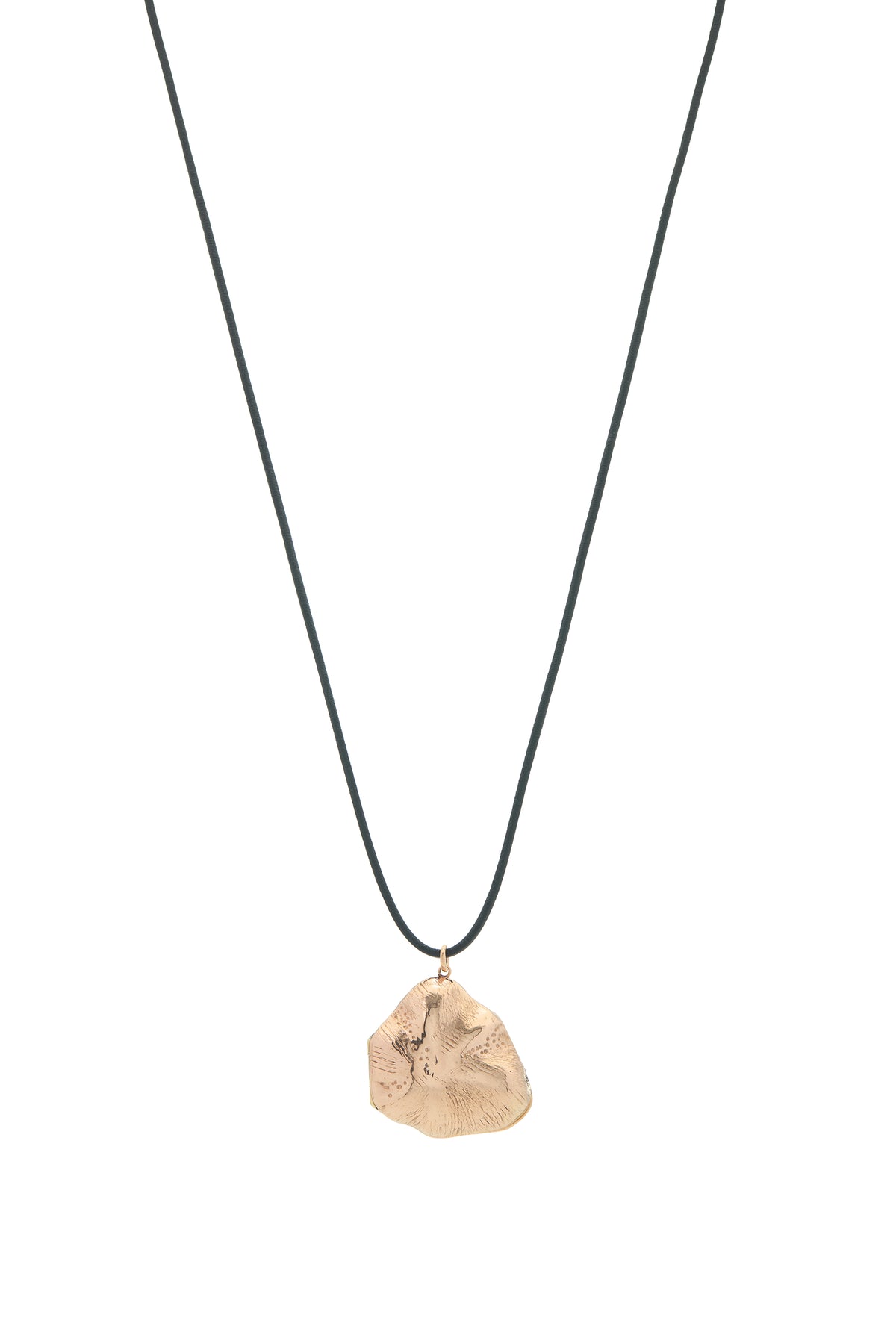 Locket in Rose Gold with Yellow Sapphire