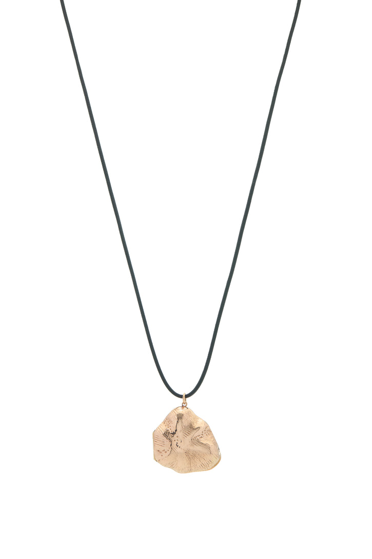 Locket in Rose Gold with Yellow Sapphire