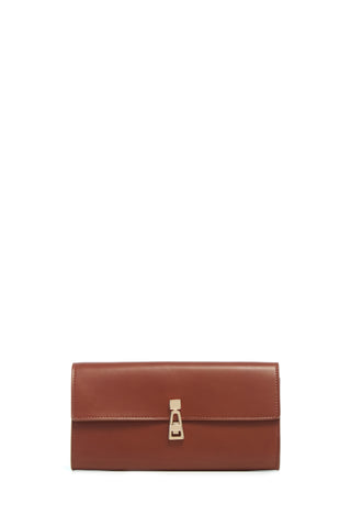 Phone Wallet in Cognac Leather