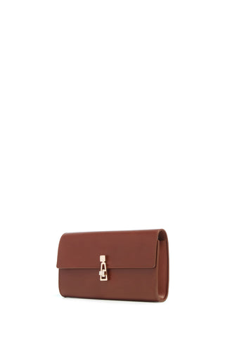 Phone Wallet in Cognac Leather